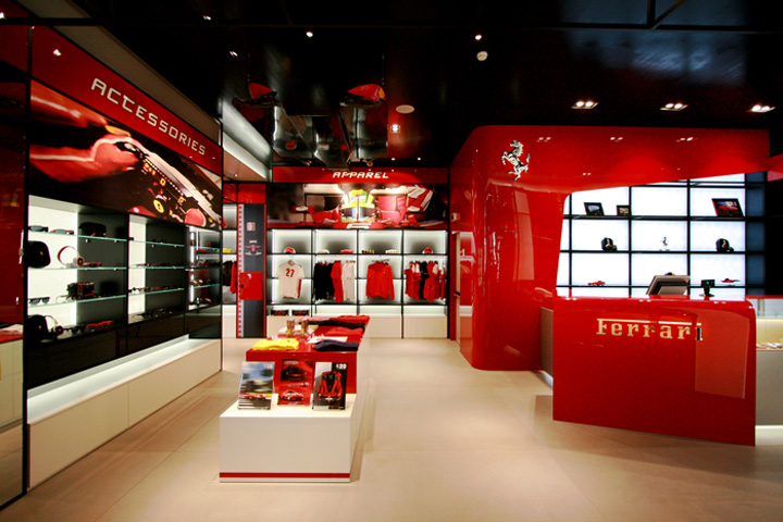 意大利馬拉內羅Ferrari法拉利零售專賣店設計