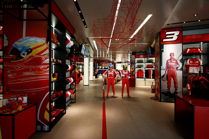 意大利馬拉內羅Ferrari法拉利零售專賣店設計