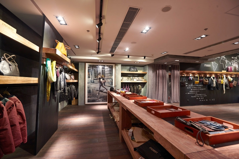 m0851高檔皮具概念店設計