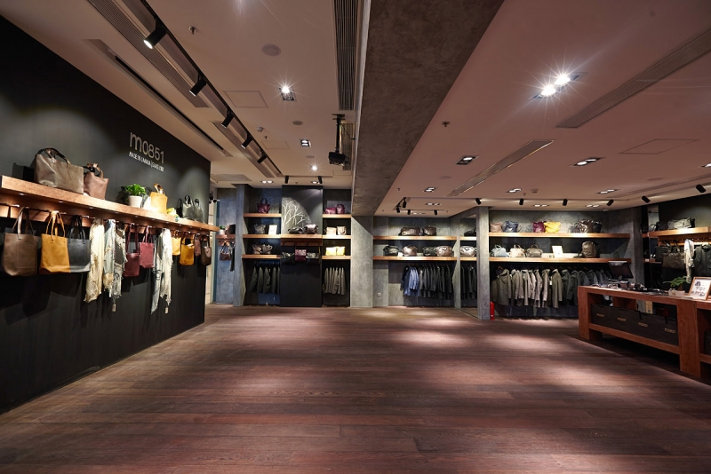 m0851高檔皮具概念店設計