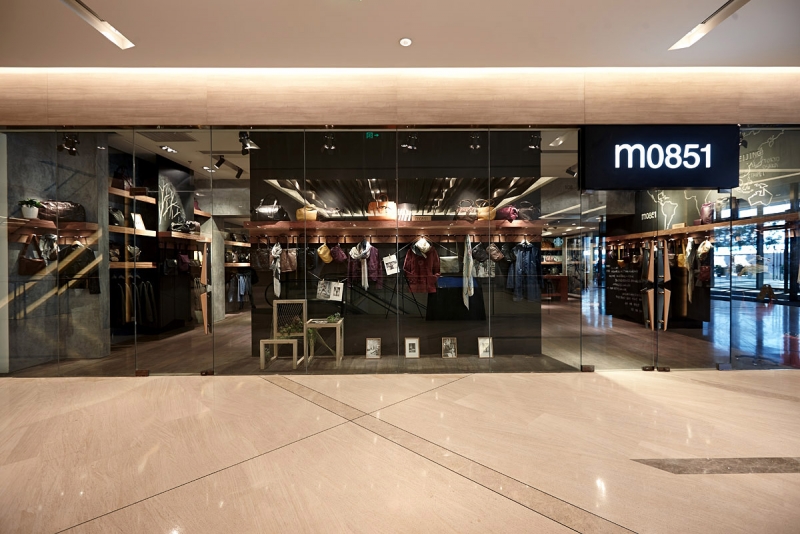 m0851高檔皮具概念店設計