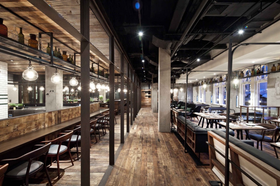 Mercato意大利海岸餐廳空間設計